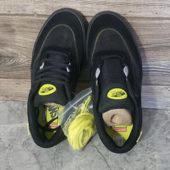 New Vans Wayvee Mens Black Skateboarding Shoes Size 7.5 Classic Skater Grunge - Picture 8 of 10